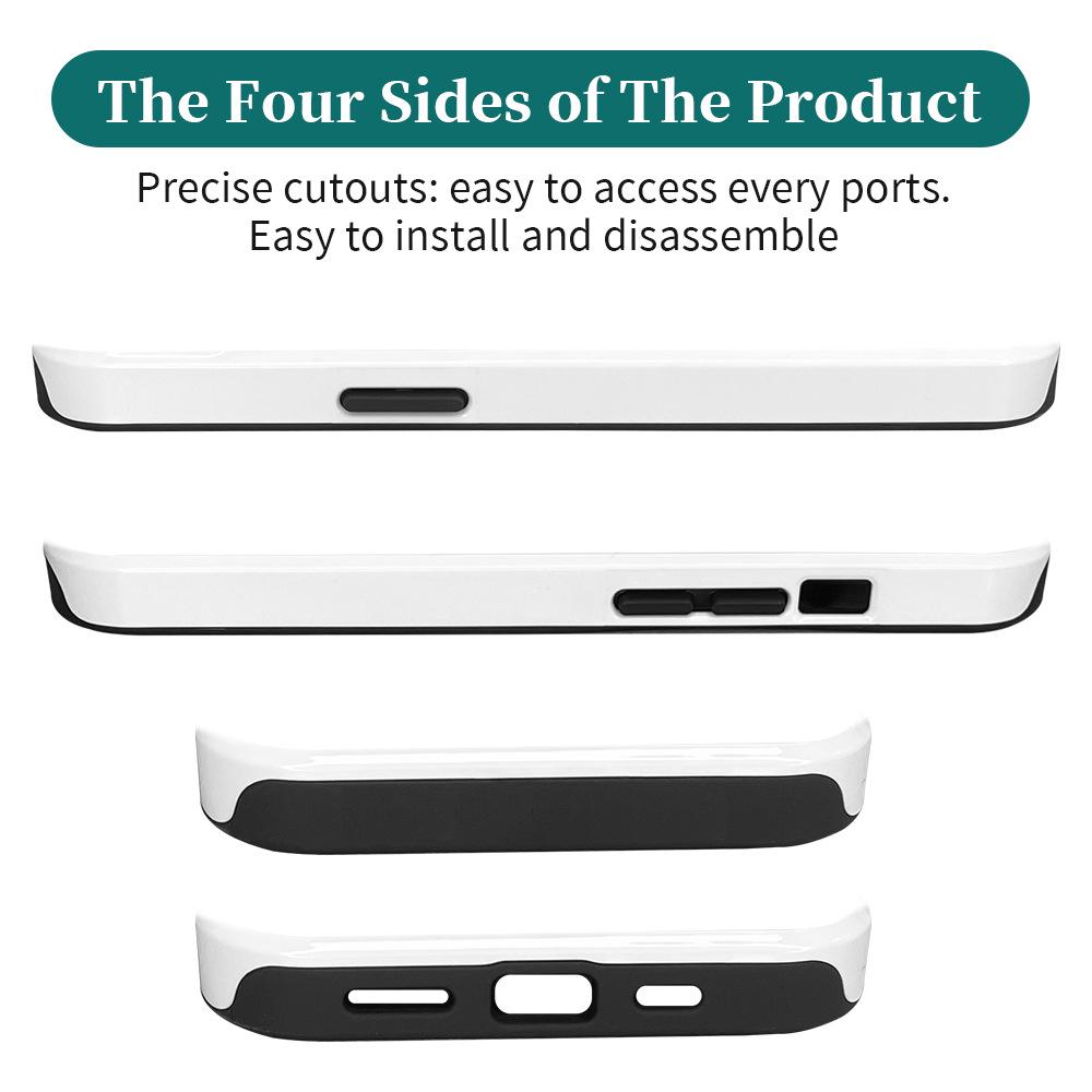 Dual-Function Sublimation Coated Magnetic Phone Case for iPhone 13 Series