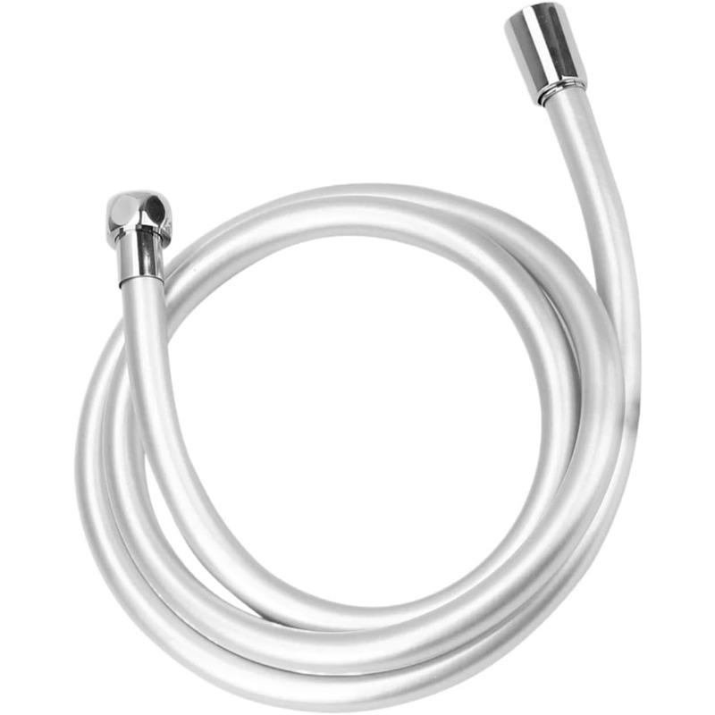 Pvc Pipe 2m/1.5m/1.0m Super Soft Silicone Shower Hose Anti-twist Gun Metal Bathroom Pipe Long Water Pipe High Quality