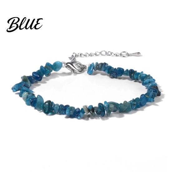 Durable Bracelet Women Irregular Beads Decor Adjustable Length Non-fading Wrist