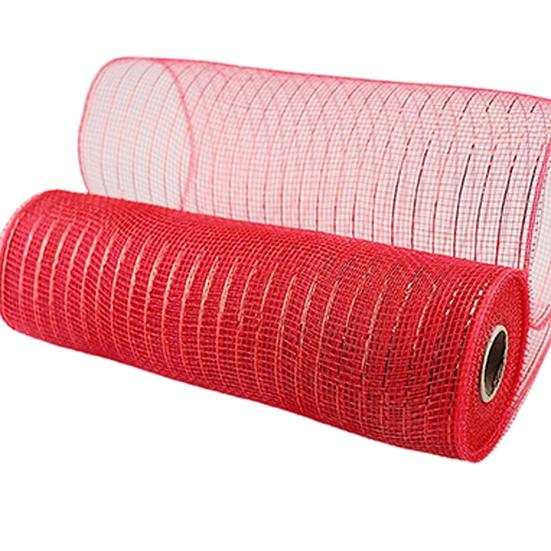 1 Roll Good Woven Wrapping Bright-colored DIY Mesh Plastic Practical Festive Touch Ribbon Mesh