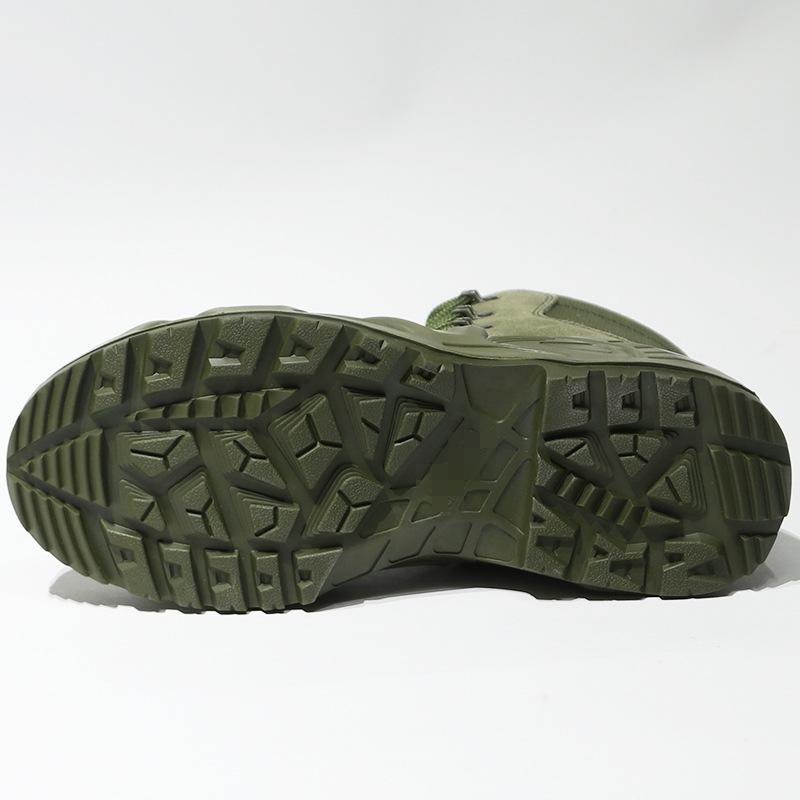 Military Boots Waterproof Outdoor Enthusiast Men's Anti Slip Wear-resistant Hiking Shoes High Top Combat