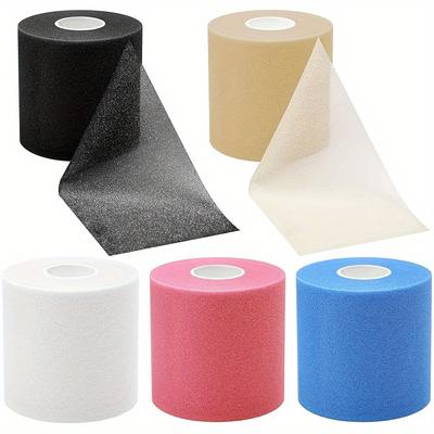 Skumbandage Armbågsknäskydd Film Skum Underlinda Sport Pre-Wrap för Sporttejp Svamp Hudfilm Självhäftande Elastisk