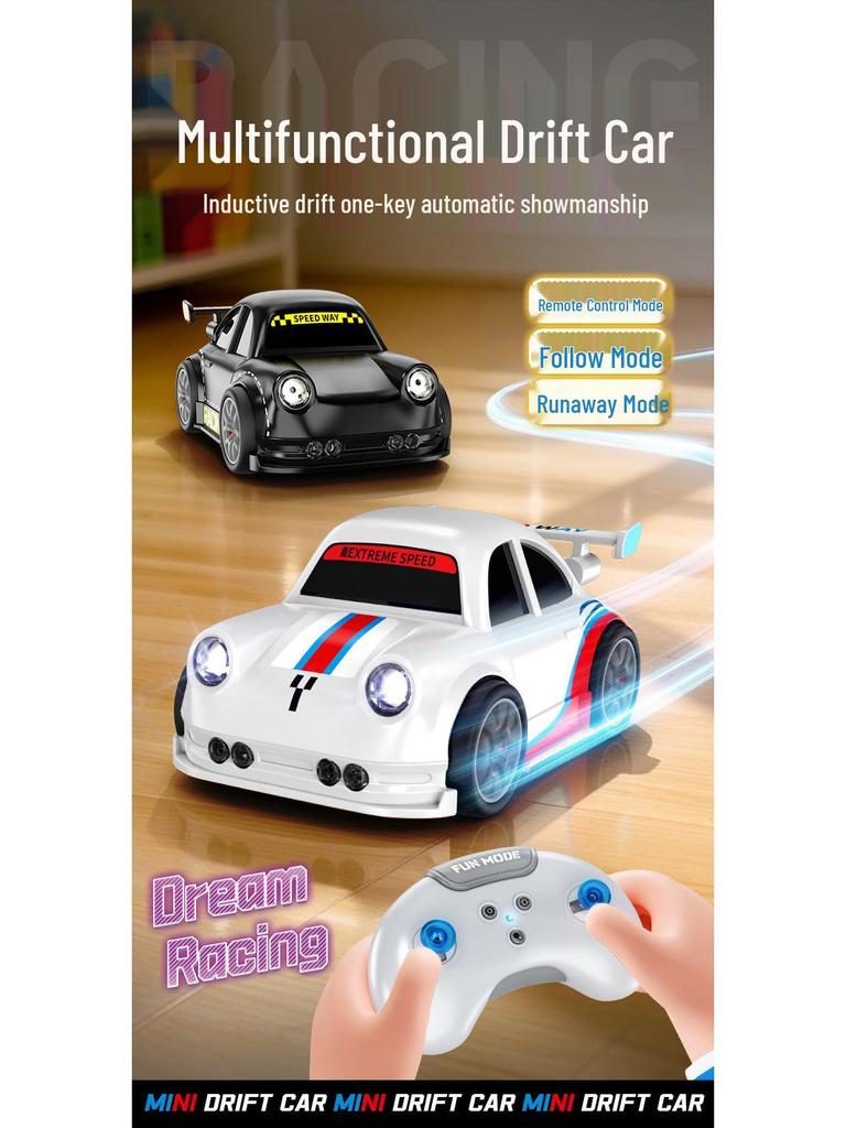 Mini Remote Control Drift Car: Children's Desktop Decompression Toy with Intelligent Induction