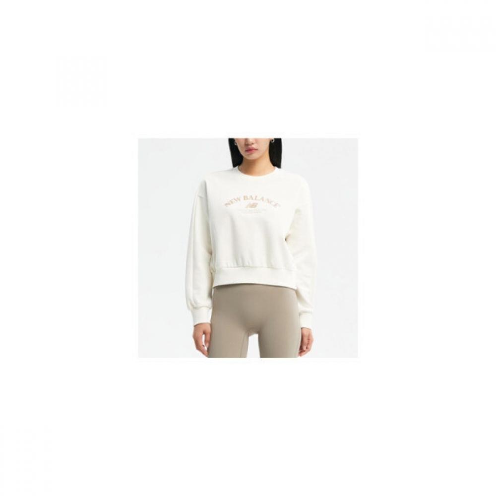 New Balance Women S Signature Semi Crop SweatShirt Nbncd3w822 64