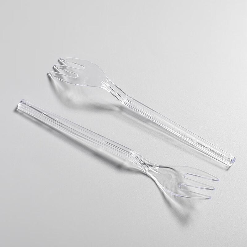 

ZISIZ Disposable Three-Prong Fruit & Dessert Forks