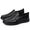 Newly Men's Summer Loafers Shoes Genuine Leather Soft Man Casual Slip-on Cutout Shoes Cowhide Summer Loafers