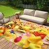 1pc Lively Winnie The Pooh and Friends Cartoon Rug Anti Slip, Non Shedding, Ideal for Living, Bedroom & Laundry Handcrafted Home Decor, Adds Vibrancy