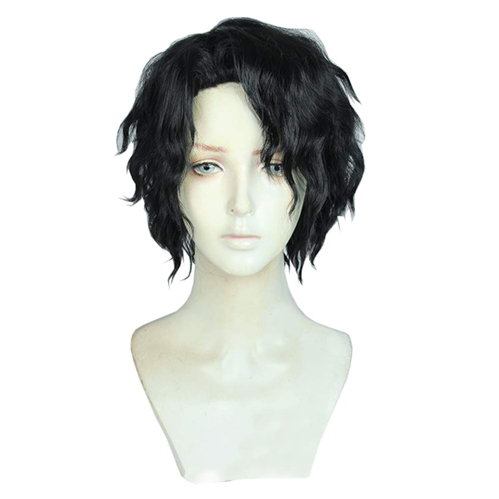 

Косплей парик с сеткой, термостойкий, стиль Сакуса Масаоми, черный парик