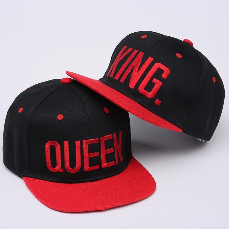 King Queen Embroidered Baseball Cap With Sun Protection For Outdoor Sports
