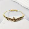 [Vintage Bat Shape Bracelet] Boho Halloween Bat Shape Vintage Statement Fashion Bracelet | Women Party Favors