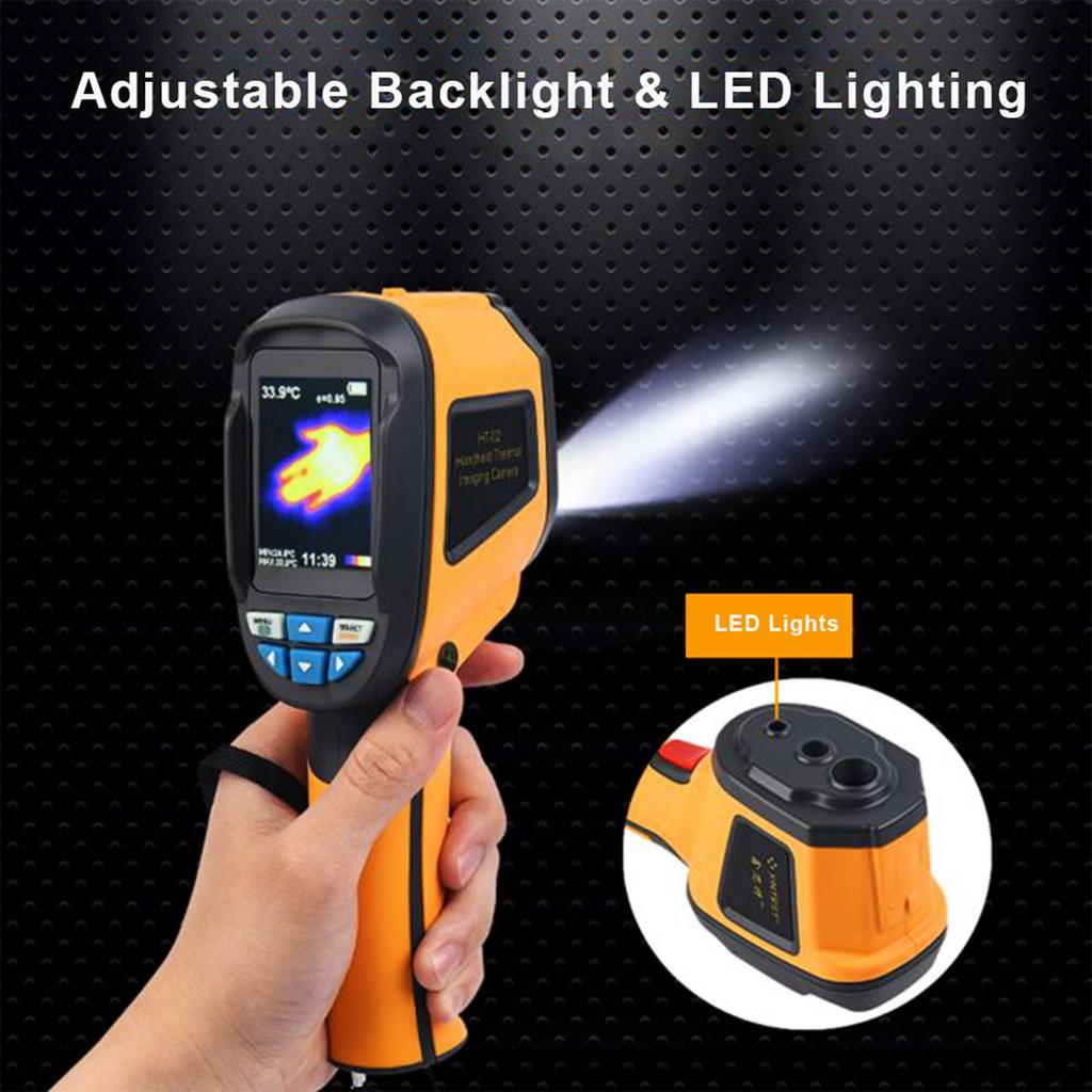 HT‑02D Handheld IR Thermal Imaging Camera Color Display 1024p 32x32 Resolution Thermal Imager