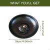Bowl with Rain Anchor Chain, for Patio, Lawn And Outdoor Use.