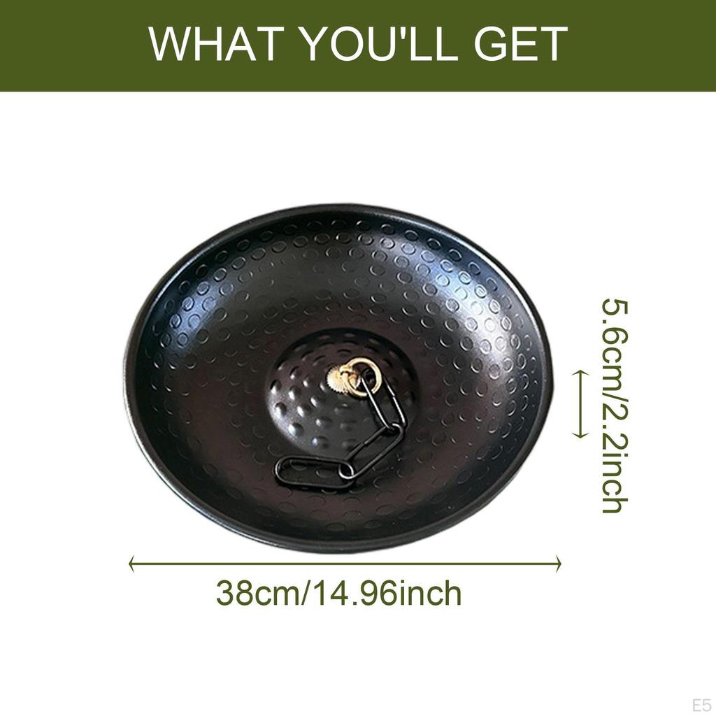 Bowl with Rain Anchor Chain, for Patio, Lawn And Outdoor Use.