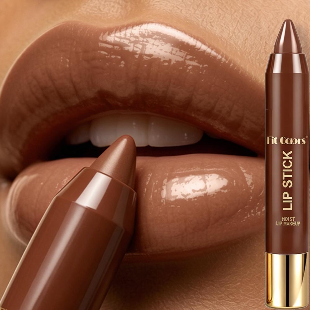 Chocoladekleurige Lippenstift Hydraterend Langhoudend Glad Lip Potlood Verheldert Doffe Huid Dagelijkse Niet-Vervagende Lip Make-up