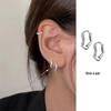Versatile Women's Ear Jewelry: Sleep-Friendly Studs, Cartilage Earrings, Ear Cuffs, Ear Clips, Rings in Fashionable Cold Style.
