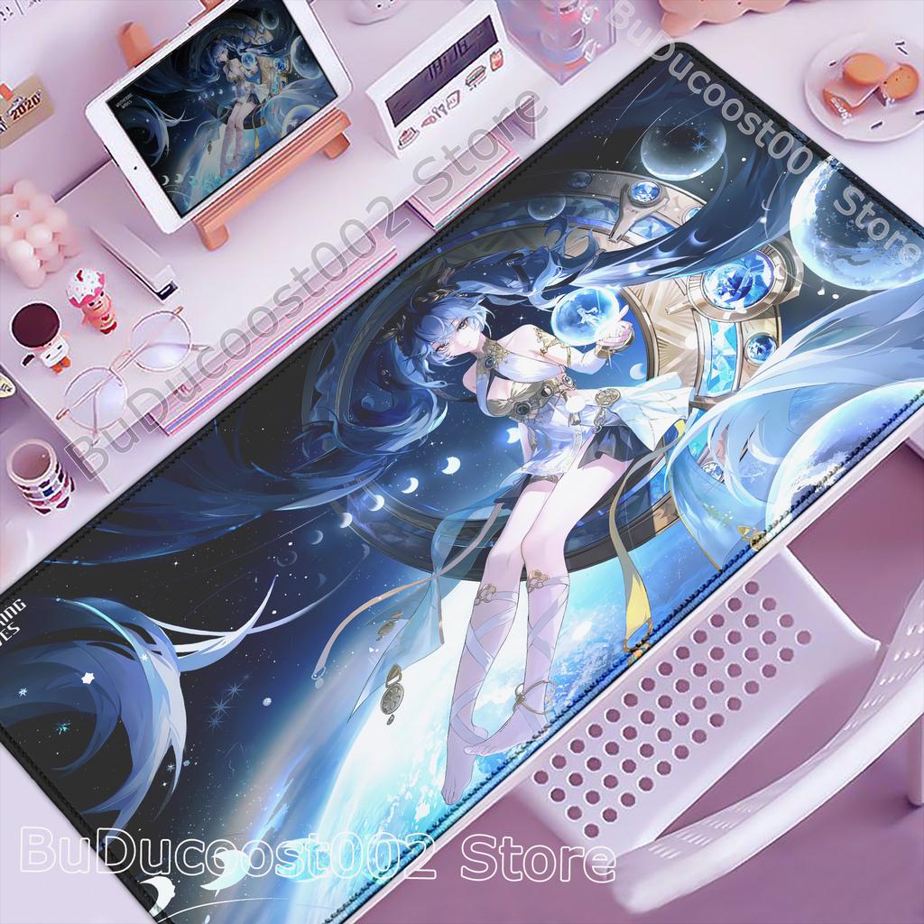 New Wuthering Waves Aemeath Changli Mouse Pad Laptop Anime Gaming Keyboard Rug Large Extended Desk Mat PC Gamer Cabinet Mousepad