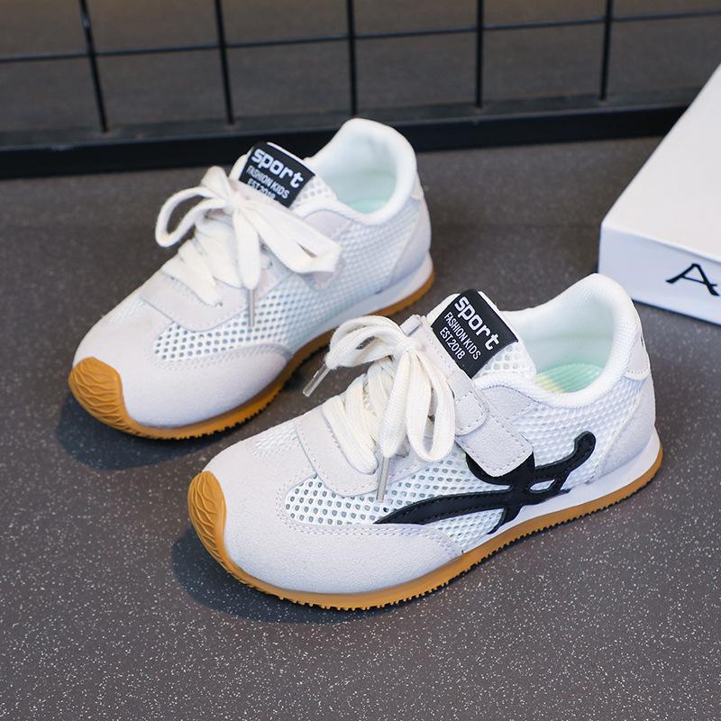 

Girls mesh Forrest Gump shoes 2025 spring and summer new baby breathable mesh shoes non-slip soft sole boys sports shoes 26-31 yards whole box shot 48 pairs белый