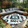 Boho Teppiche Southwestern Teppich Geometrisches Muster Matte Tribal Design Boden Dekoration Rutschfest Wohnaccessoire Moderner Wohnzimmerteppich W
