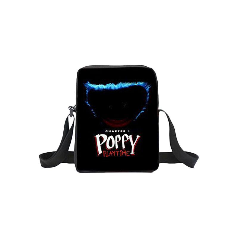 

Poppy Playtime Хагги Вагги Кисси Мисси Рюкзак Сумка для школы Чехол Пенал Black Satchel