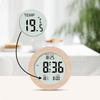 Nordic Style Multifunctional Electronic Clock Round/Square LCD Digital Table Clock  Bedroom