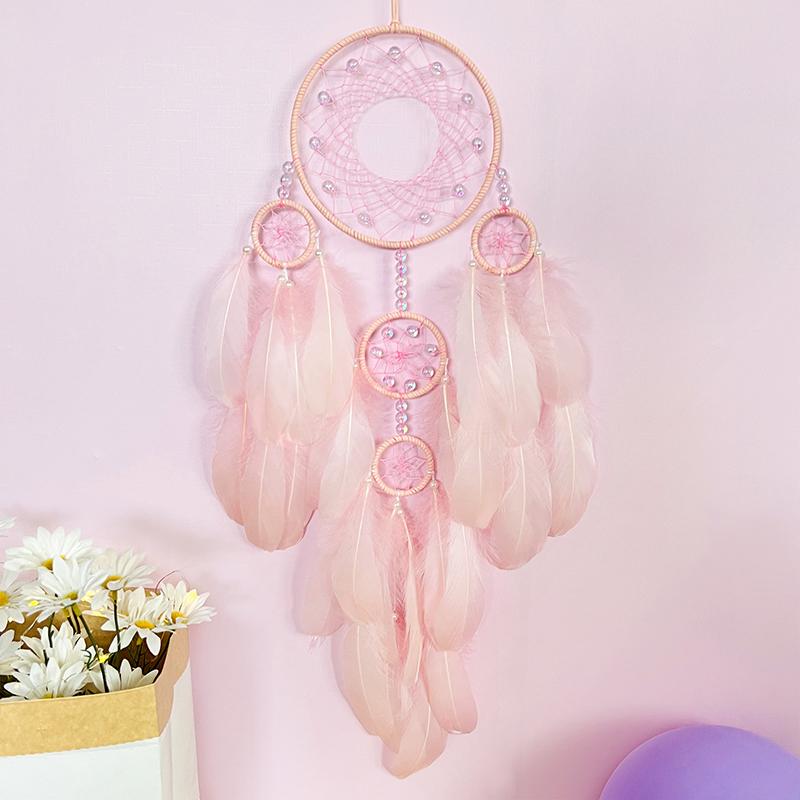Dream Catcher Hand-woven Wind Chime Living Room Decorations Bedroom Wall Hanging Ornaments Birthday Holiday Gifts Home Accessory