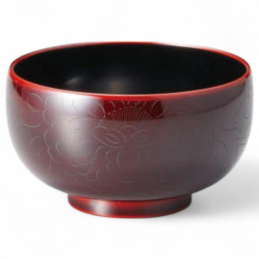 Lacquerware Made in Japan J-kitchens Bowl, Hand-Painted, PID-527759,