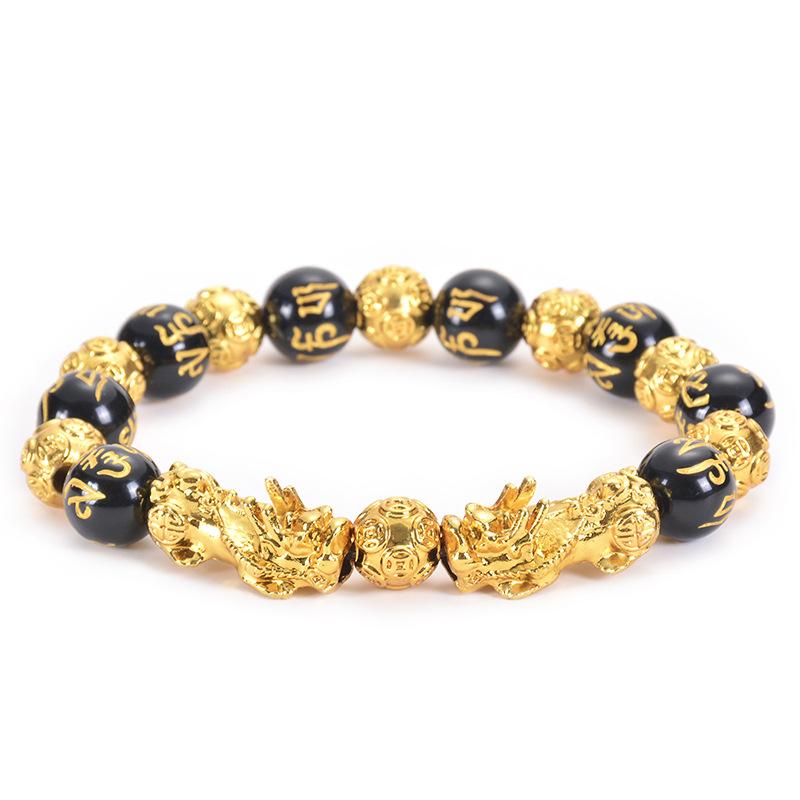 JYL TS Bracelet Men s Adjustable  New Attracts Success & Vitality Six word motto