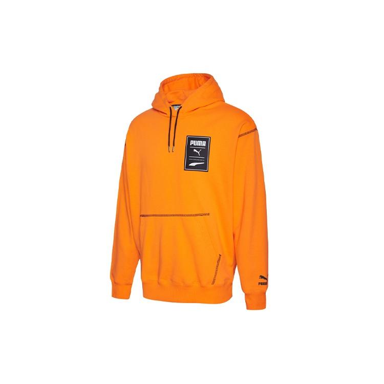 PUMA Casual Printing Bright Orange Men s 597886-80 S