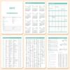 English 2027 Schedule Planner Notepad 12 Months To-do List Notebook Office Work Planner  Stationery