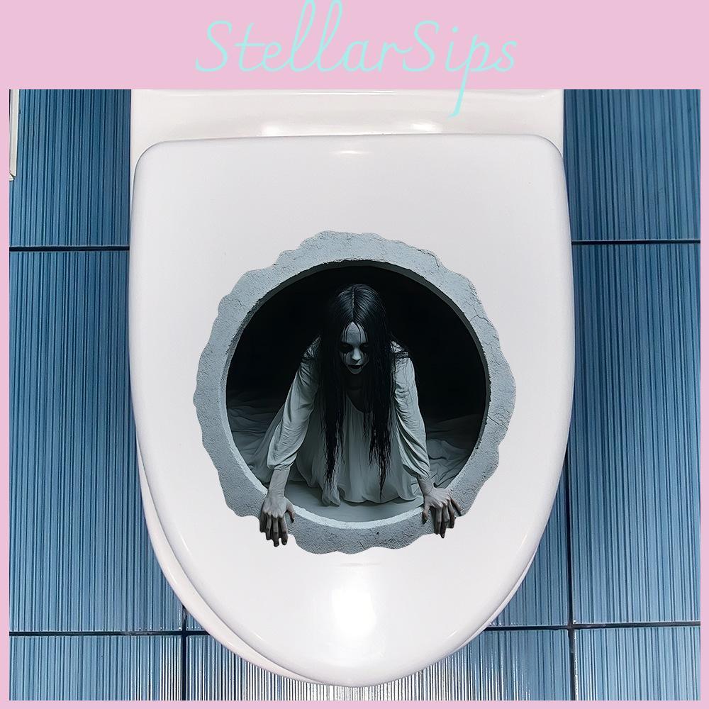 Halloween Wall Decor Pvc Haunted Girl Wall Sticker For Home And Commercial Spaces