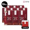 Deep-rooted 6-Year-Old Red Ginseng Extract Gold Sticks, 100 Packets Enclosed, 10ml, 10 Pcs