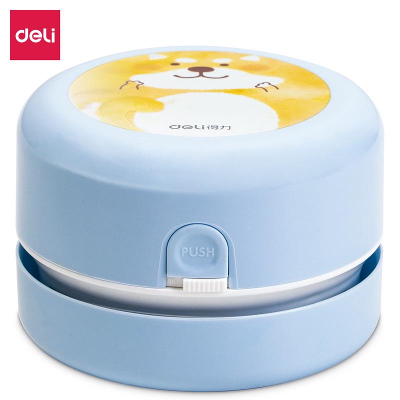 Deli Desktop Vacuum Cleaner for Eraser and Pencil Shavings, Keyboard Dust, and Student Desk Cleaning