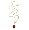 Waterproof Minimalist Square Necklace For Women Girls Fashion Jewelry Stainless Steel Chain Party Accessory