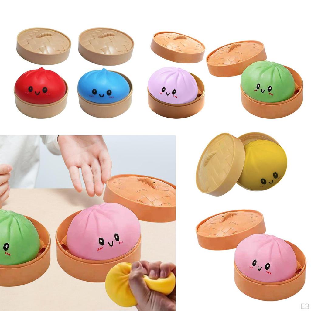 Fidget Sensory Toy Desk Classroom Prizes Cute Holiday Gift Tricking People Simulated Steamed Bun