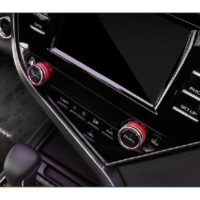 For Toyota Camry 2018- Air Condition Knob Button Ring Cover Decor Pair