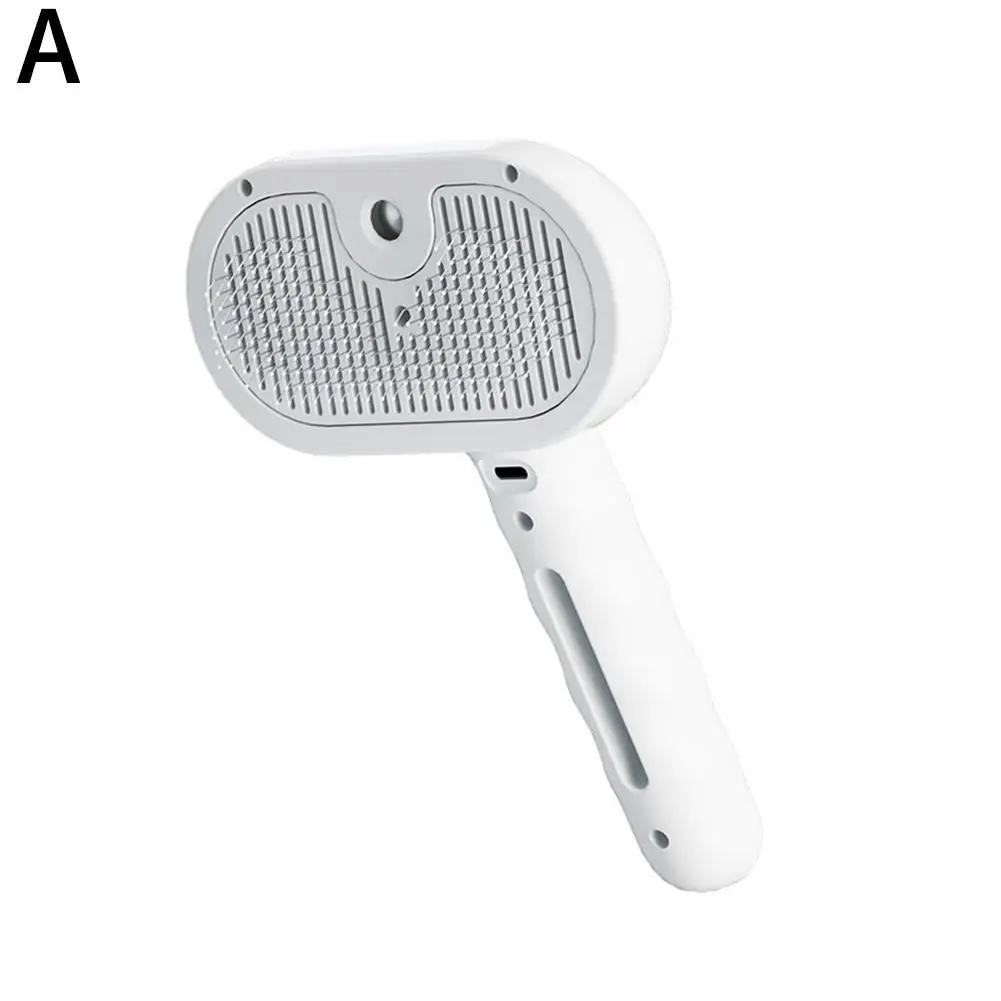 

Pet Grooming Comb With Water Steam Styling For Dogs And Cats Remove Floating Hair Fluffs - Accessories Pet Spray Comb M6L9 белый