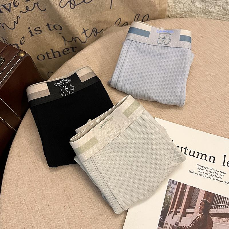 

Мужские боксеры-шорты Bear из чистого хлопка — удобное, дышащее, антибактериальное модное нижнее белье. L: 80-100 Jin