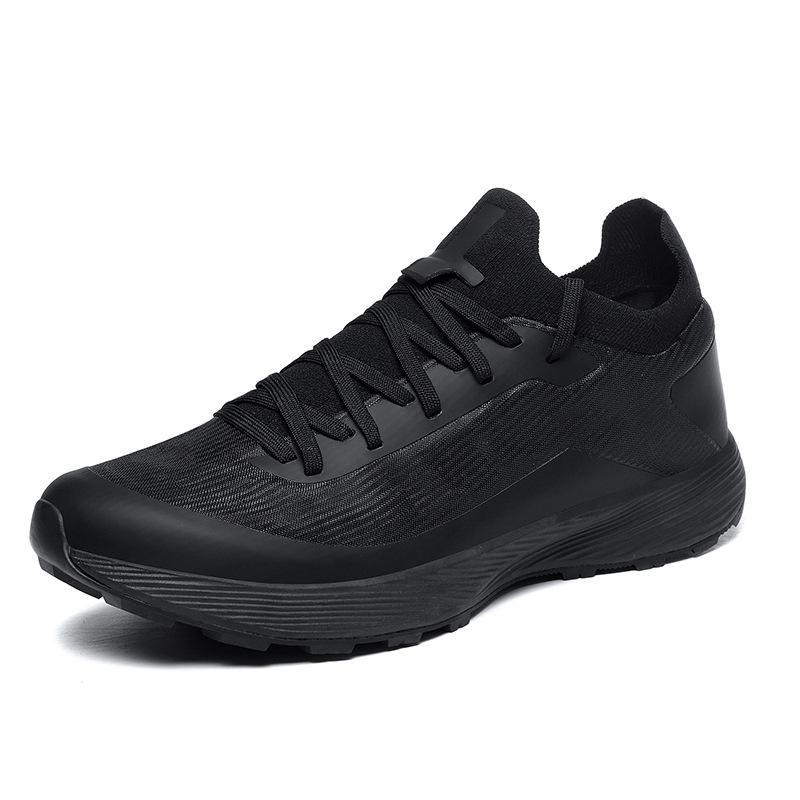 

A621 Men s Shoes Outdoor Hiking Off Road Climbing Fly Woven Mesh Fabric Non Slip Running Tourist Sports 39 чёрный