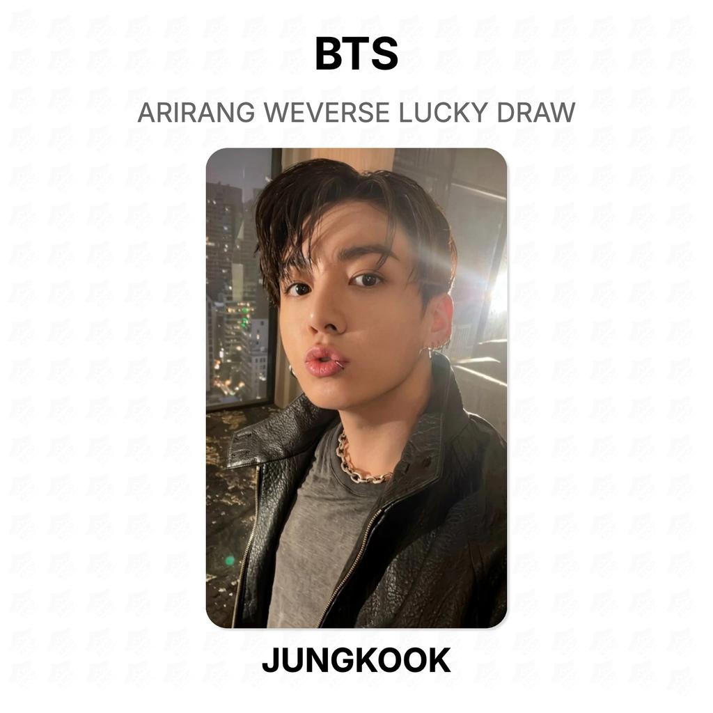 BTS ARIRANG WEVERSE SORTEO Oficial Fotocarte