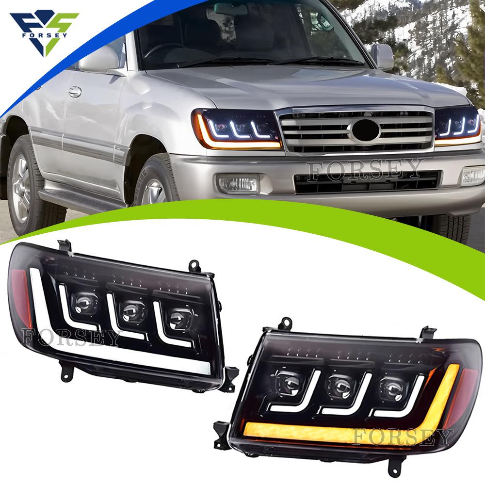 Front Bumper Headlights for Land Cruiser LC100/FJ100 (1998-2007)