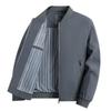 Men's High-Quality Wrinkled Jacket - 2026 Spring/Autumn Stand Collar Casual Style