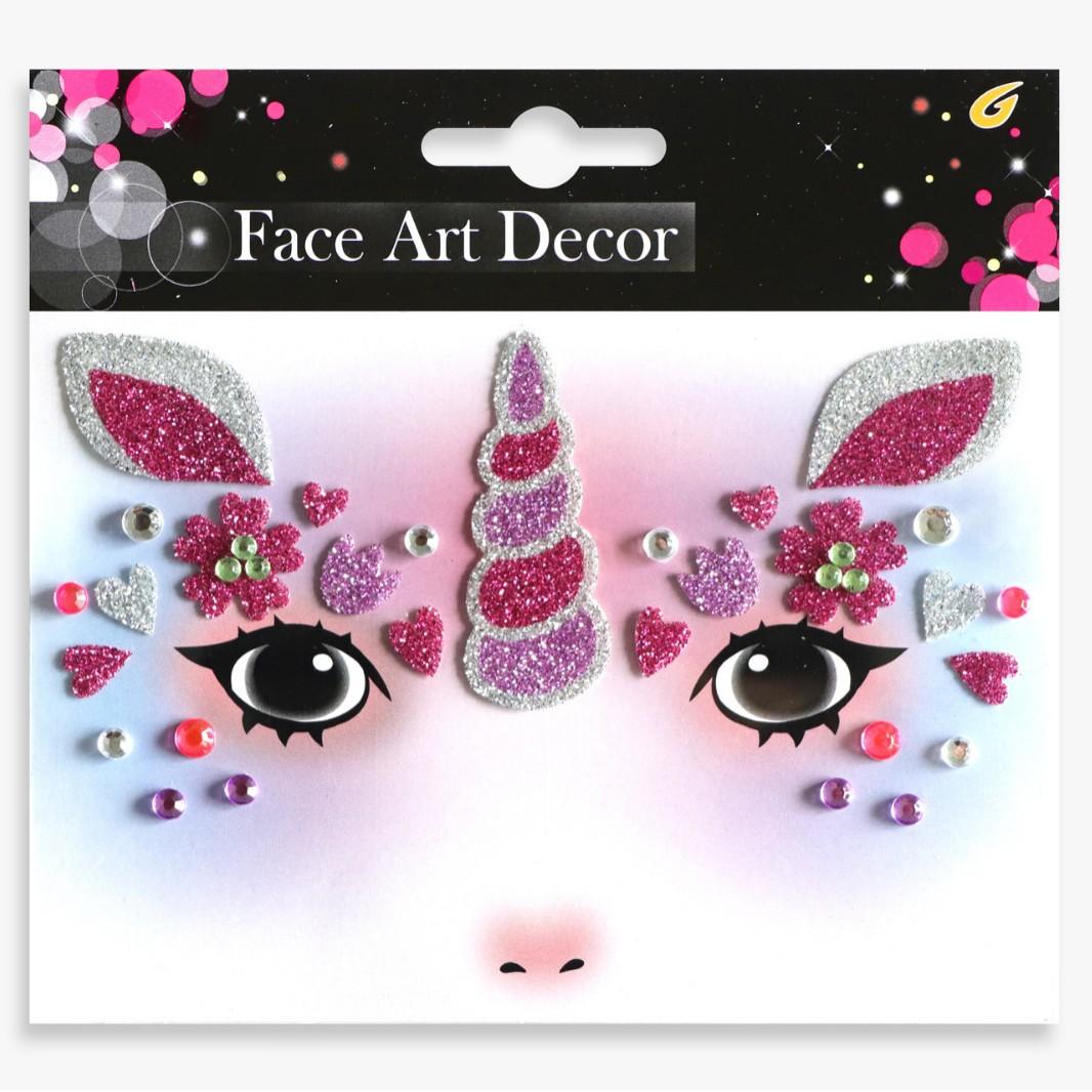 Carnival Party Stickers Valentine s Day Stickers Makeup Party Stickers Festival Party Children s Decoration Stickers 1pcs