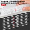 4pcs Transparent Anti-collision Strips Silicone Car Door Scratch Protection Sticker For Corsa Mokka Astra Cascada Adam