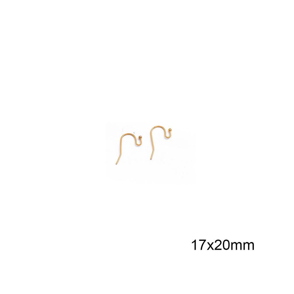 18K Vergoldete Kupfer Creolen - Handgemachter DIY Ohrschmuck