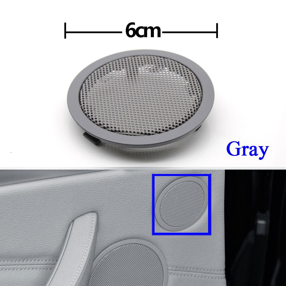 

Внутренняя черная задняя дверь, маленький круглый твитер, крышка динамика, панель для BMW X5 X6 E70 E71 E72 2007-2013 5 серии GT F07 серый