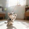 Cat Teaser Wand Swallow Design Enrichment Activities Cat Stick Toy With Bell For Indoor Home Living Room Apartment Training