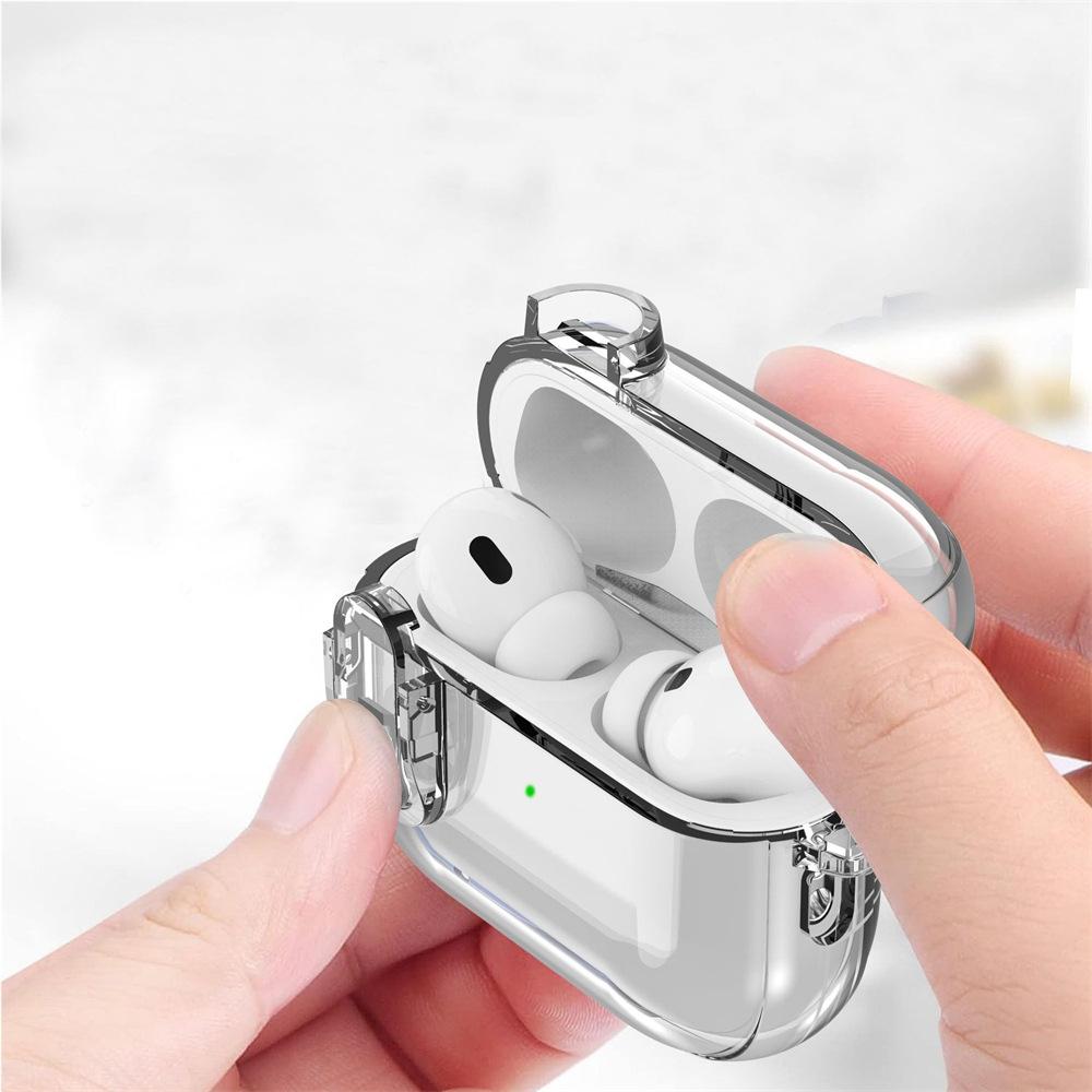Simple transparent lock for AirPods pro1 generation protective cover 1 generation pro1 generation apple bluetooth headset case