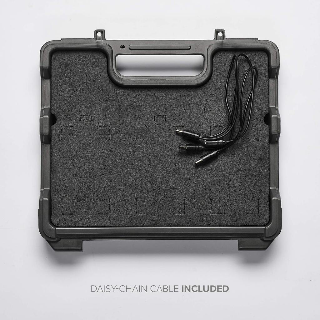 BOSS Effects Pedal Board and Black BCB-30X Case, Durable, Compact, Lightweight,