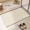 Diatomaceous Earth Floor Mat Home Bathroom Mat Door Entrance Dirt Resistant Absorbent Bath Rug