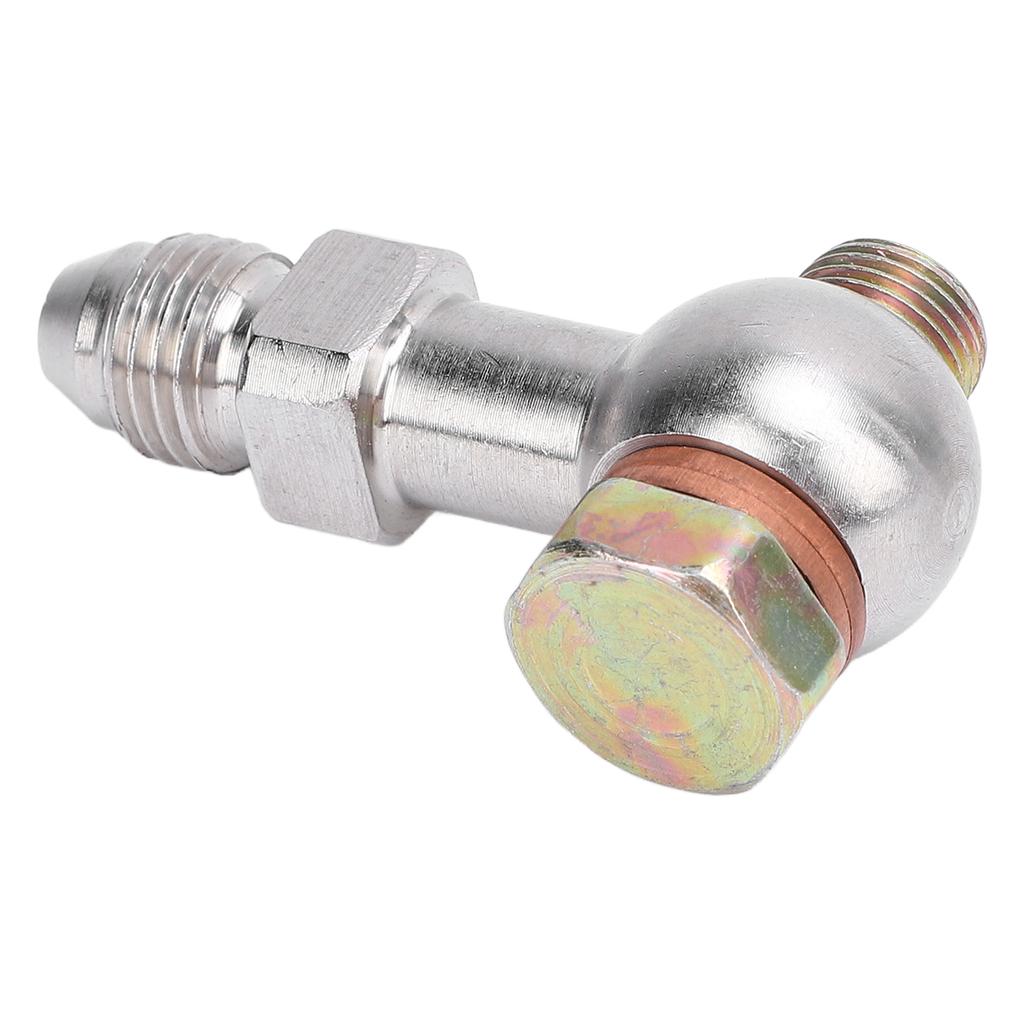 4AN to 1 8in NPT Banjo Bolt Stainless Steel Strong Load Bearing Secure Connection Banjo Adapter Connector Kit